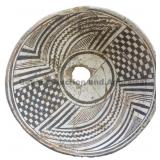 Checkerboard Geometric Mimbres Classic Bowl