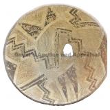 Alternating Halved Geometric Mimbres Bowl Alternating Halved Geometric Mimbres Bowl