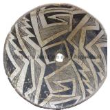 Opposing Design Full Bowl Geometric Mimbres Bowl