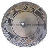 Fine Thin Line Hachure Geometric Band Mimbres Bowl Fine Thin Line Hachure Geometric Band Mimbres Bowl