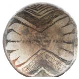 Sectored Geometric Five Feather Or Finger Mimbres Sectored Geometric Five Feather Or Finger Mimbres