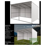 20FTx12FT Livestock Metal Shed - Model # K1912