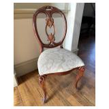 Single Wooden Ornate Chair #2