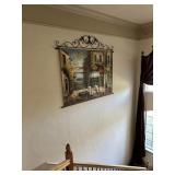 Italian Style Painting on Metal Hanger