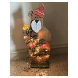 Wood Christmas Decoration Bear