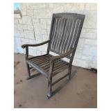 Wood Outdoor Rockng Chair #1
