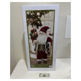 Santa w Sack of Ornaments in Box