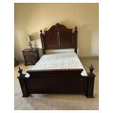 Beautiful Complete Ornate Wooden Bed