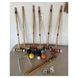 Wood Croquet Set & Extra Bag
