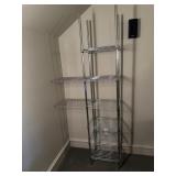 Subway Style Metal Storage Shelf Rack
