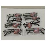 8 Pairs of NEW Reading Glasses