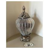 Decorative Glass Urn