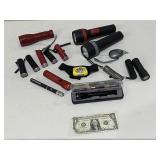 Lot of Flashlights & Laser Pointer