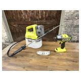 Ryobi Cordless Sprayer & Impact Wrench