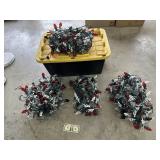 4 Christmas Light Bundles w/ Heavy Duty Tote