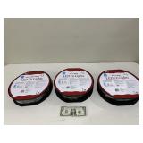3 Reels of LED C6 Lights - 1 White, 2 Multi