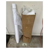 Lot of Rolled Platic Sheeting