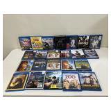 22 Blue Ray Diverse Movie Disks