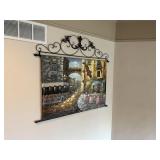 Italian Style Painting on Metal Hanger