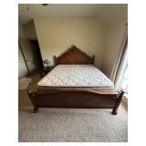 Beautiful Ornate Wood Bed