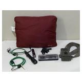Trail Camera, Flashlights, Eddie Bauer PIllow