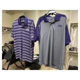 Two Men's TCU Collegiate Dress Shirts - Size XL