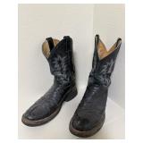 Justin Men's Ostrich Cowboys Boots - Size 11D