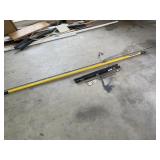 Long Arm Accessory Pole, Black Pipe & Thraded Rods