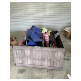Lot of Pool Floats, Water Toys, Box Containers