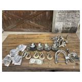 Nice Lot of Shackle Hooks, Bearings, Hardware