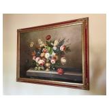 Beautiful Original Oil Painting - Flower Bouquet