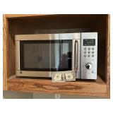 GE Stainless Microwave Oven - Works