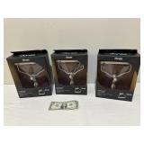 3 NEW Danze Brushed Nickel Toilet Paper Holders