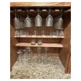 Large Lot of Wine and Whiskey Bar Glasses