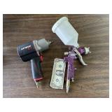 Pneumatic Air Impact Wrench & Paint Sprayer