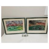 2 Original Water Color Paintings