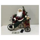 Santa on Bicycle