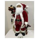 36' Fabric Santa