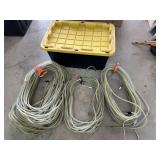 3 Christmas Rope Light Bundles w/ Heavy Duty Tote