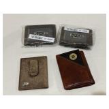 4 Leather Wallets