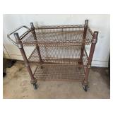 3 Rack Rolling Cart