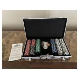Cased Poker Set With Cards