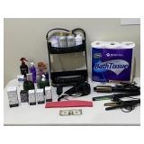 Nice Lot of Curling Irons & Bathroom Accessories