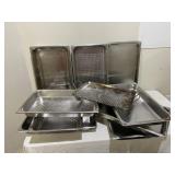 Large Lot of Stainless Steel Chafing Pans