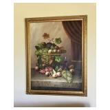 Original Oil Painting - Basket of Fruit