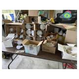 Large Lot of Mixed Used Light Bulbs/Ceiling Bulbs