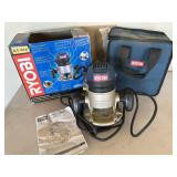 Nice Ryobi 1.5 HP / 8.5 Amp Router With Case