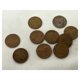 10 Misc. Wheat Pennies #4
