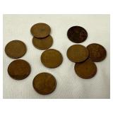 10 Misc. Wheat Pennies #3