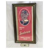 Sunbeam Bread Advertisement Sign